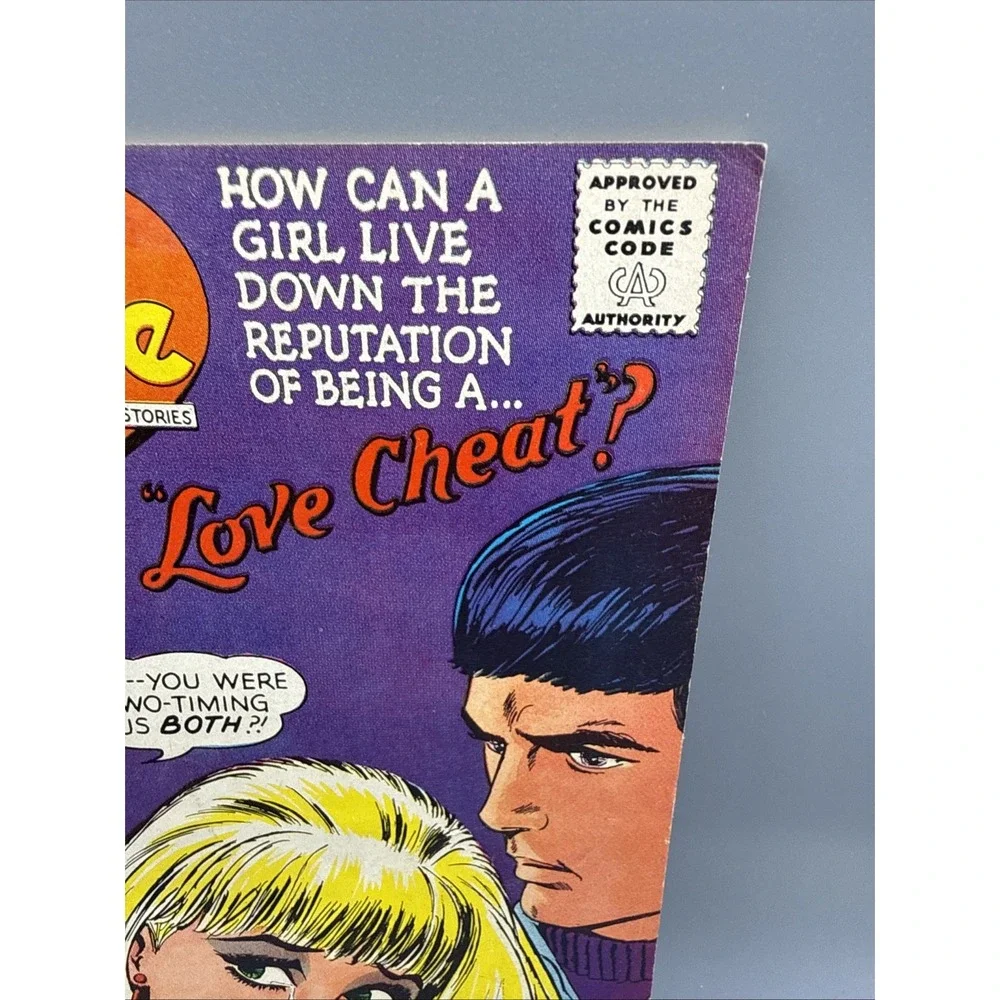 Girls' Love Stories #133 1968-DC-Love triangle cover & story-Higher grade-FN